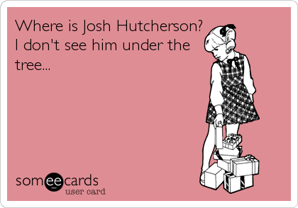 Where is Josh Hutcherson?
I don't see him under the
tree...