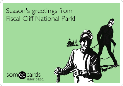 Season's greetings from Fiscal Cliff National Park!