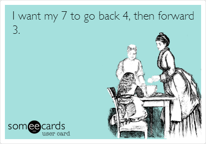 I want my 7 to go back 4, then forward
3.