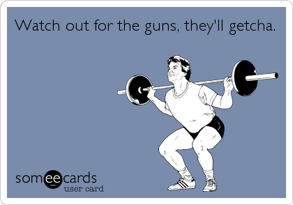 Watch out for the guns, they'll getcha.
