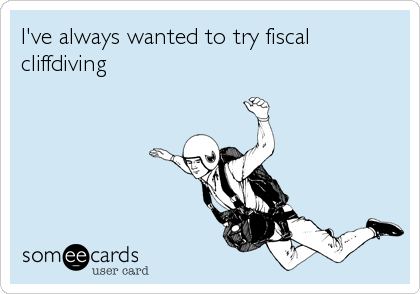 I've always wanted to try fiscal
cliffdiving