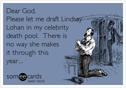 Image result for celebrity death pool