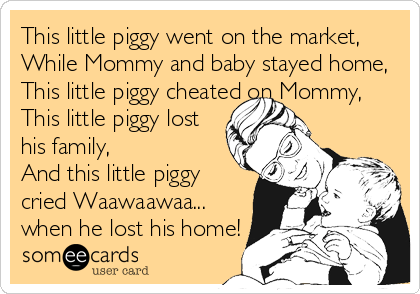 this little piggy went home
