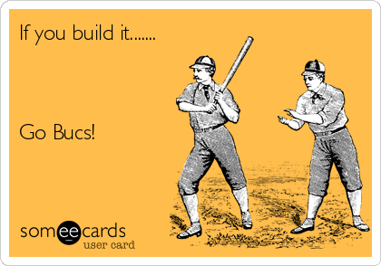 If you build it.......



Go Bucs!