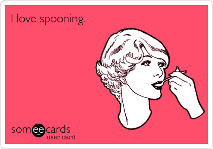 I love spooning.
