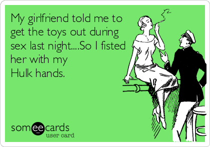 My girlfriend with sex toys