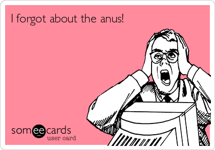 I forgot about the anus!