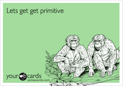 Lets get get primitive