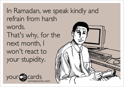 Happy Ramadan! LET THE HUNGER GAMES BEGIN!