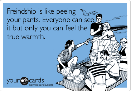 friendship in like pants peeing Penis cock wang