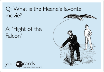 Q: What is the Heene's favorite
movie?

A: "Flight of the
Falcon"