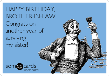 happy birthday brother in law ecards