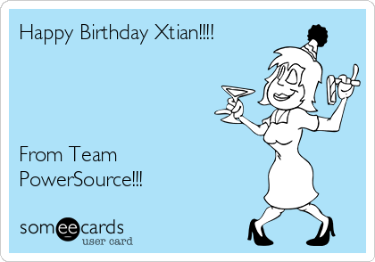 Happy Birthday Xtian!!!! 




From Team
PowerSource!!!