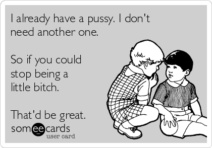 already have a pussy Black cumb shots porn