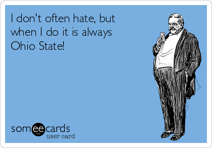 I don't often hate, but when I do.