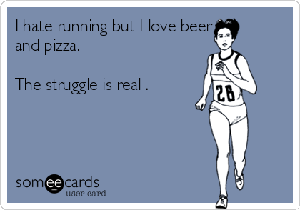 the struggle is real pizza