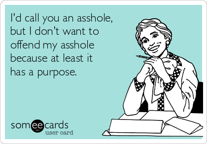 Asshole Id Card