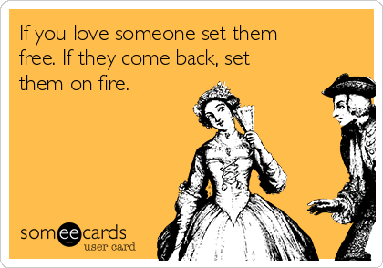 if you love something set it on fire