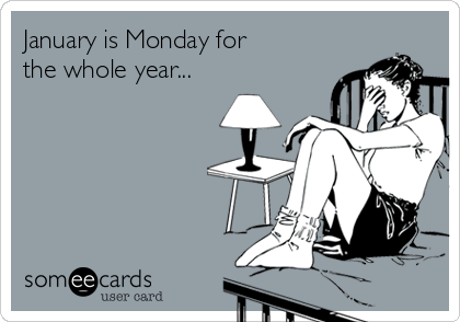 January is Monday for
the whole year...