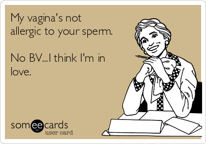vaginal allergy to sperm Couple sex sounds