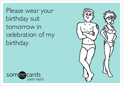 birthday suit season 🦀♋️💗🌵 celebrated my birthday on Monday