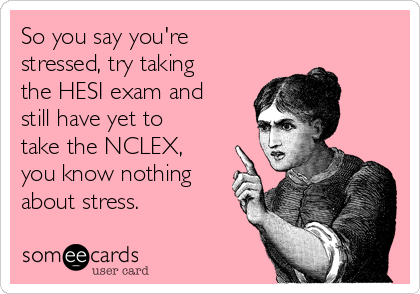 hesi stressed nclex