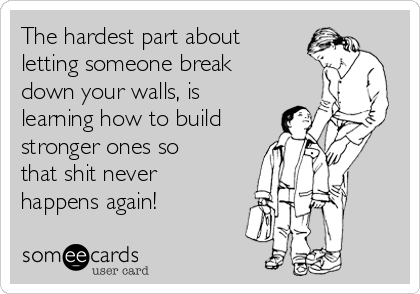 break someone down
