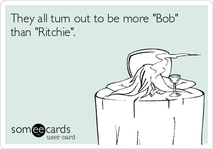 They all turn out to be more "Bob"
than "Ritchie". 