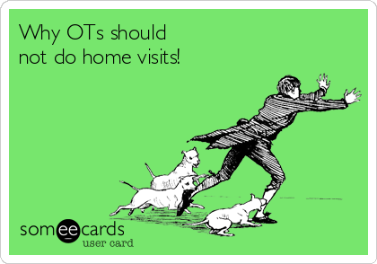 Why OTs should 
not do home visits!  