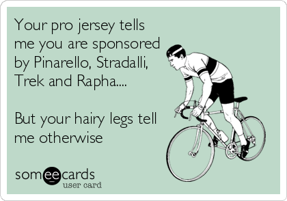 Your pro jersey tells me you are sponsored by Pinarello, Stradalli